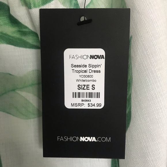 Tropical button dress - Picture 4 of 4